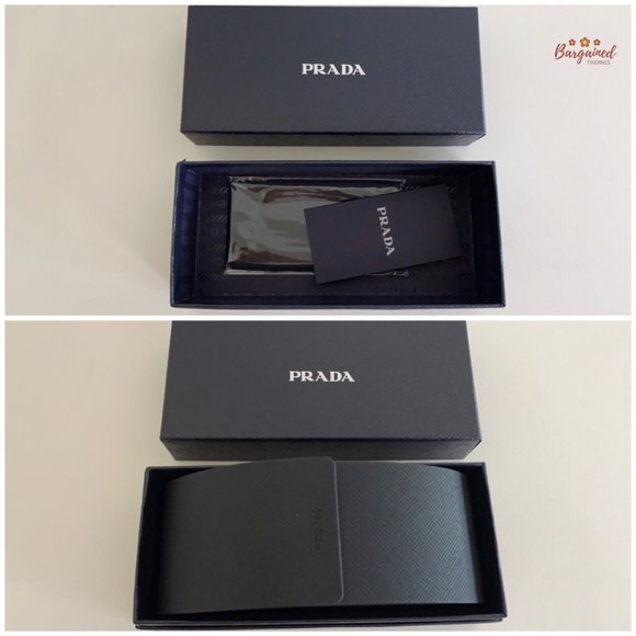 Authentic Prada Pale Gold Metal Rectangle Sunglasses Brown Polarized Lens main image 10